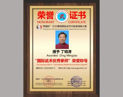 优秀拳师丁明涛